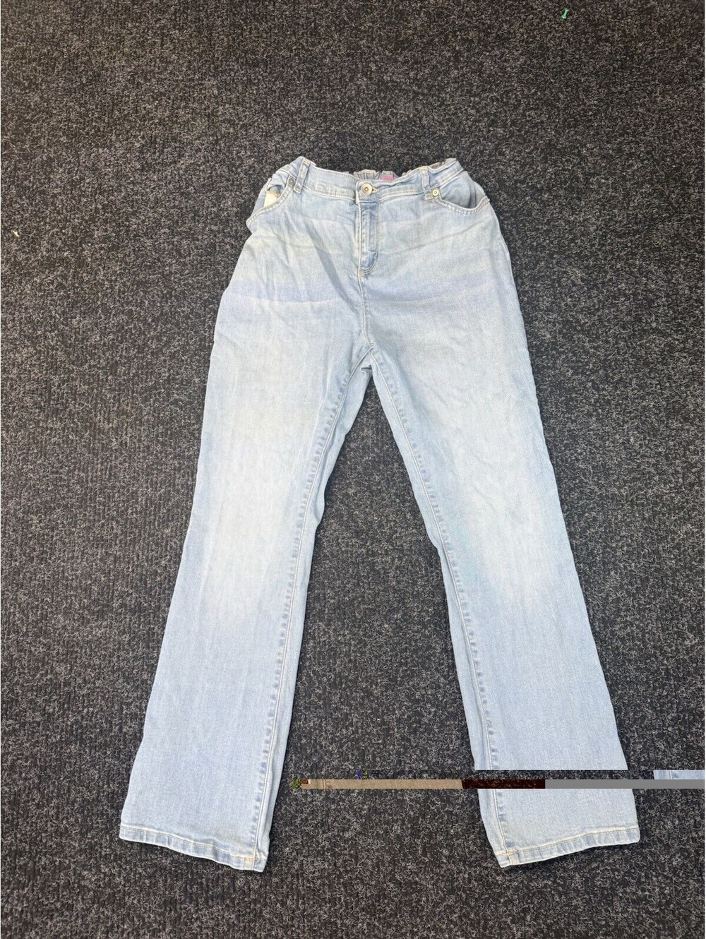 The Children’s Place Girls Plus Size 16 Bootcut Jeans Light Wash Stretch Denim